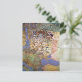 Karte Mitteleuropas (Stehend Vorderseite)