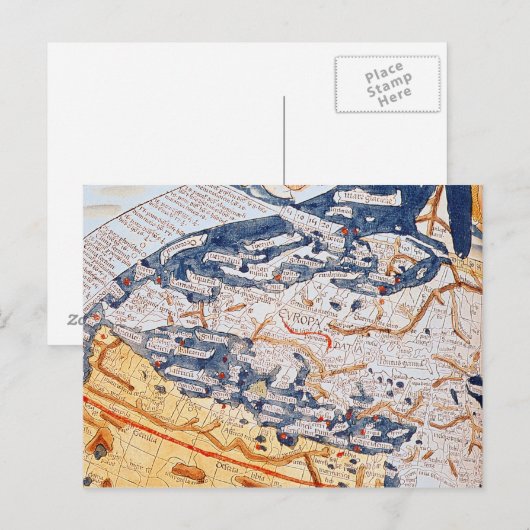 Karte Mitteleuropas, 1486 (Vorne/Hinten)