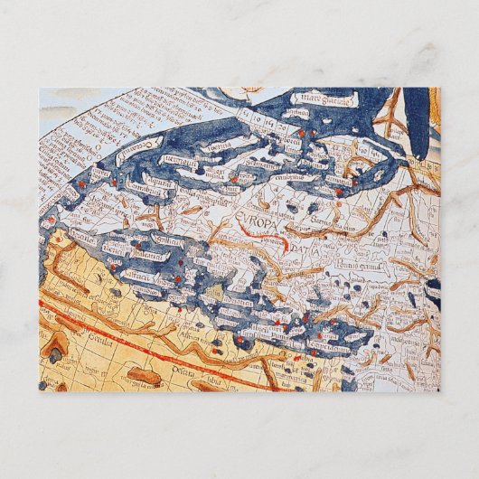 Karte Mitteleuropas, 1486 (Vorderseite)