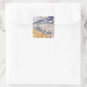 Karte Mitteleuropas, 1486 Quadratischer Aufkleber (Tasche)