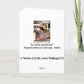 Karte: Monat Januar - Janvier Karte (Rückseite)