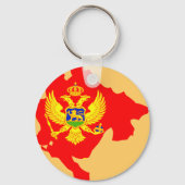 Karte Montenegro Schlüsselanhänger (Vorderseite)