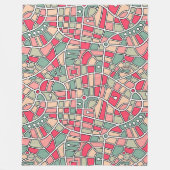 Karte Muster 030520 - Farben 02 Fleecedecke (Vorderseite)