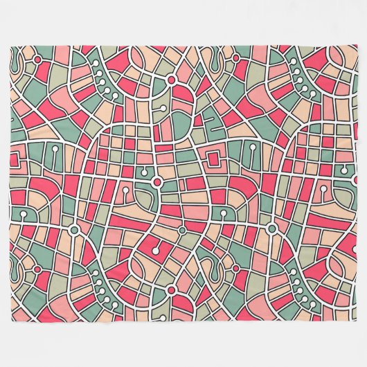 Karte Muster 030520 - Farben 02 Fleecedecke (Vorderseite (Horizontal))