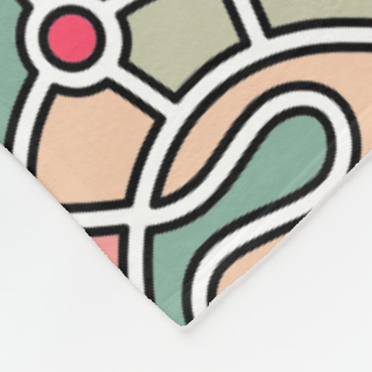 Karte Muster 030520 - Farben 02 Fleecedecke (Ecke)