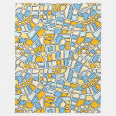 Karte Muster 030520 - Farben 04 Fleecedecke (Vorderseite)