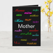 Karte "Muttertag" (Gelbe Blume)