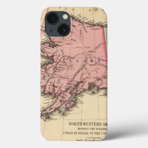 Karte Nanowatt Amerika durch Mitchell iPhone 13 Hülle