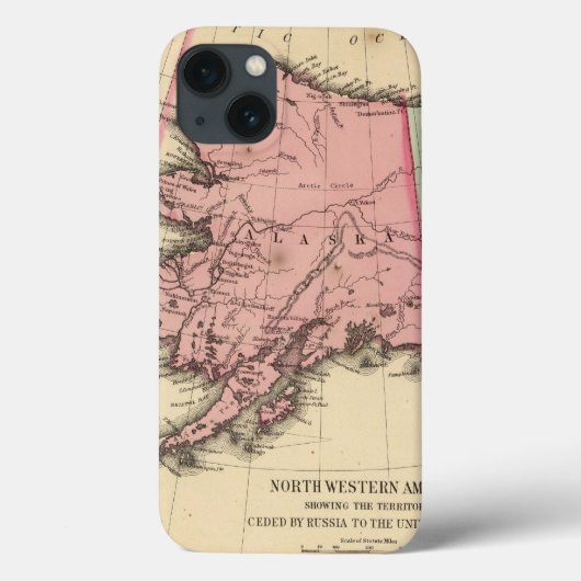 Karte Nanowatt Amerika durch Mitchell Case-Mate iPhone Hülle (Rückseite)