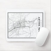Karte Napa Valley Mousepad (Mit Mouse)