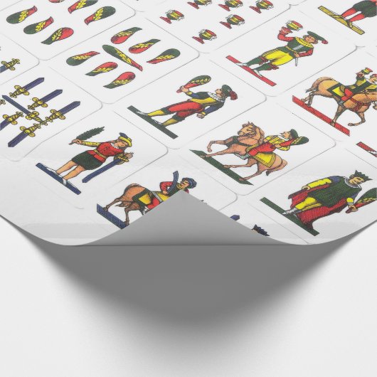 Karte Napoletane Packpapier (Ecke)