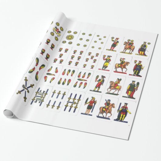 Karte Napoletane Packpapier (Ungerollt)