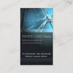 Karte Neurologe-private Klinik-Doktor-menschlicher