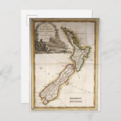 Karte Neuseelands (Vorne/Hinten)