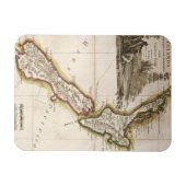 Karte Neuseelands Magnet (Horizontal)