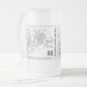 Karte New-Haven Eisenbahn-1956 Mattglas Bierglas (Vorderseite Links)