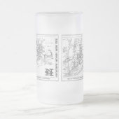 Karte New-Haven Eisenbahn-1956 Mattglas Bierglas (Mittel)