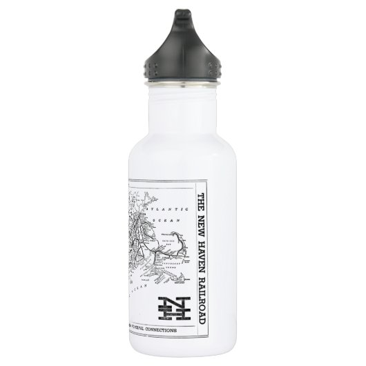 Karte New-Haven Eisenbahn-1956 Trinkflasche (Rechts)