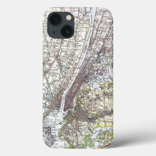 Karte: New York-area, 1906 Case-Mate iPhone Hülle