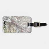 Karte: New York-area, 1906 Gepäckanhänger (Vorderseite horizontal)