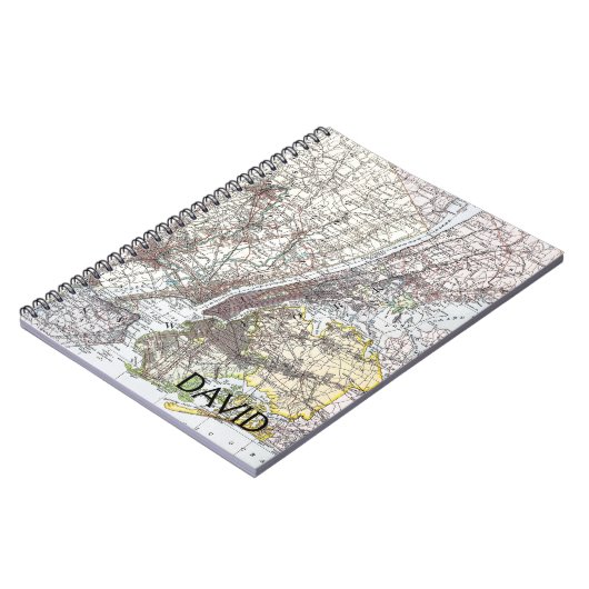 Karte: New York-area, 1906 Notizblock (Linke Seite)