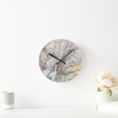 Karte: New York-area, 1906 Runde Wanduhr (Zuhause)