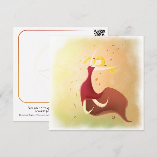 Karte "Nicht rosten" (Vorne/Hinten)