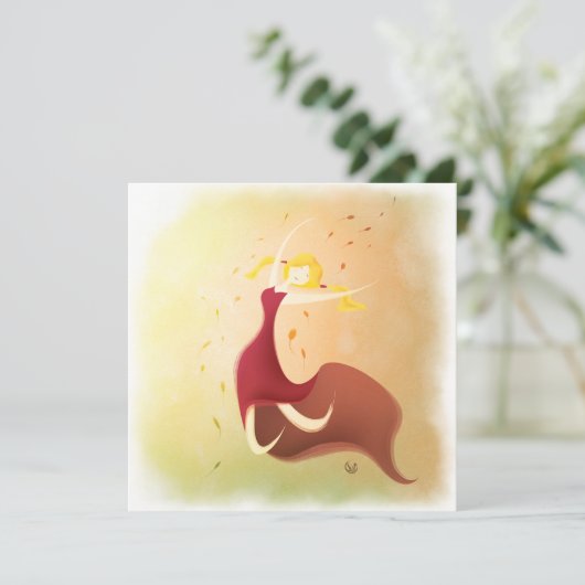 Karte "Nicht rosten" (Stehend Vorderseite)