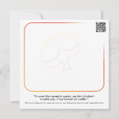 Karte "Nicht rosten" (Rückseite)