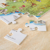 Karte Nord-Südamerikas Puzzle (Seite)