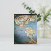 Karte Nord- und Südamerikas (Stehend Vorderseite)