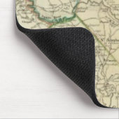 Karte Nord- und Südkarolina Mousepad (Ecke)