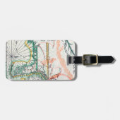 Karte: Nordamerika, 1742 Gepäckanhänger (Vorderseite horizontal)