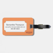 Karte: Nordamerika, 1742 Gepäckanhänger (Rückseite horizontal)