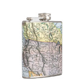 KARTE: NORDAMERIKA, 1890 FLACHMANN (Rechts)