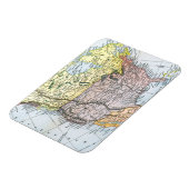 KARTE: NORDAMERIKA, 1890 MAGNET (Linke Seite)