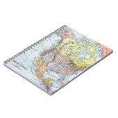 KARTE: NORDAMERIKA, 1890 NOTIZBLOCK (Linke Seite)