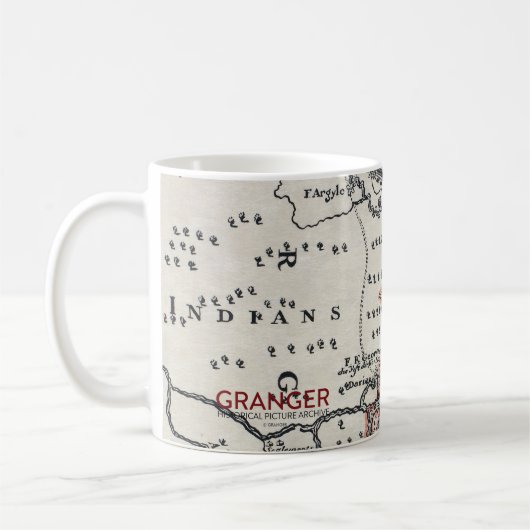 Karte: Nordamerika, C1700 Kaffeetasse (Links)