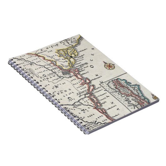 Karte: Nordamerika, C1700 Notizblock (Rechte Seite)