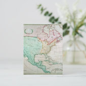 Karte Nordamerikas (Stehend Vorderseite)