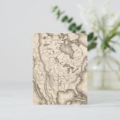 Karte Nordamerikas (Stehend Vorderseite)