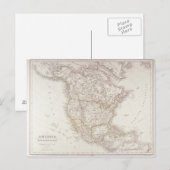 Karte Nordamerikas 2 (Vorne/Hinten)