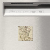 Karte Nordamerikas 2 Magnet (In Situ (Geschirrspüler))