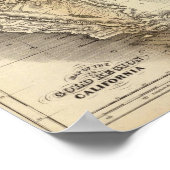 Karte Nordamerikas 2 Poster (Ecke)