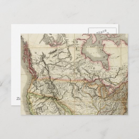 Karte Nordamerikas 4 (Vorne/Hinten)