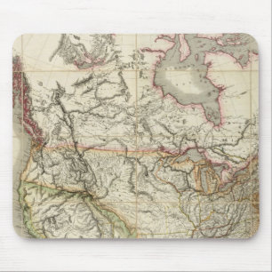Karte Nordamerikas 4 Mousepad