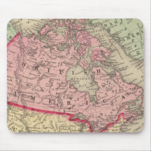 Karte Nordamerikas Mousepad