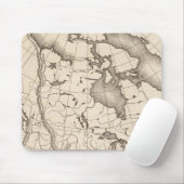 Karte Nordamerikas Mousepad (Mit Mouse)