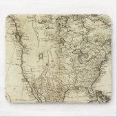 Karte Nordamerikas Mousepad (Vorne)