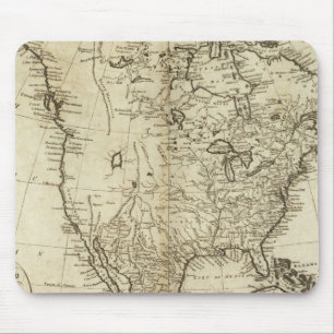 Karte Nordamerikas Mousepad